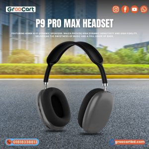P9 Pro Max Bluetooth Headset K1-H9007