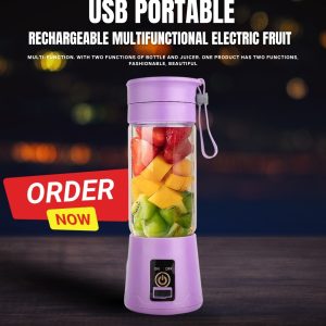 মাল্টিফাংশনাল রিচার্জেবল মিনি জুসার (মডেল: HM-009)