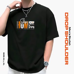 মেনস স্টাইলিশ ড্রপ শোল্ডার টি-শার্ট